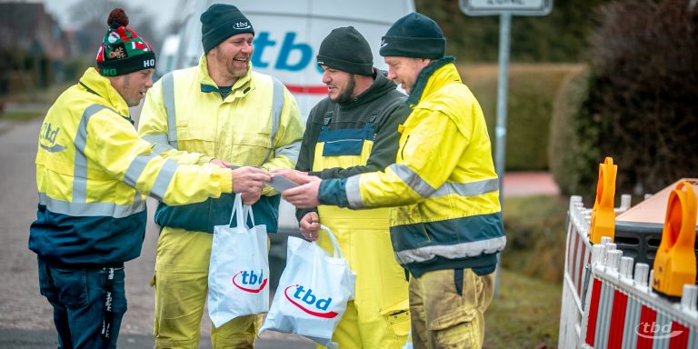 Kleine Anerkennung: Wenn der Nikolaus auf die Baustelle kommt